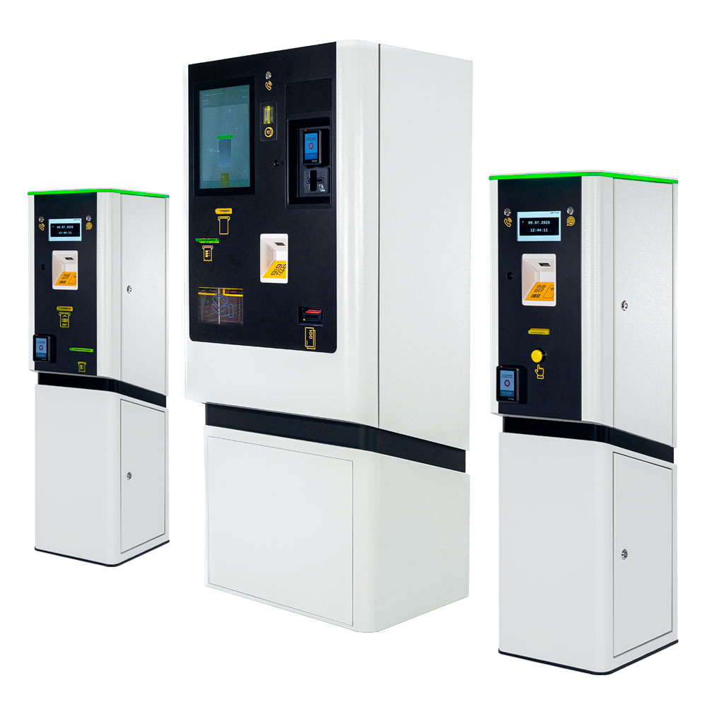 Одноуровневые стойки въезда и выезда парковки