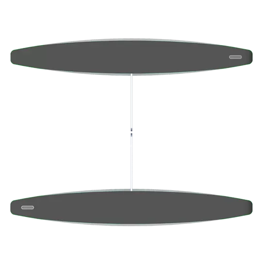 OXGARD QL-04-GCMК-2R-660/900 (EM-Marine) Гибрид центрального модуля турникета с картоприемником