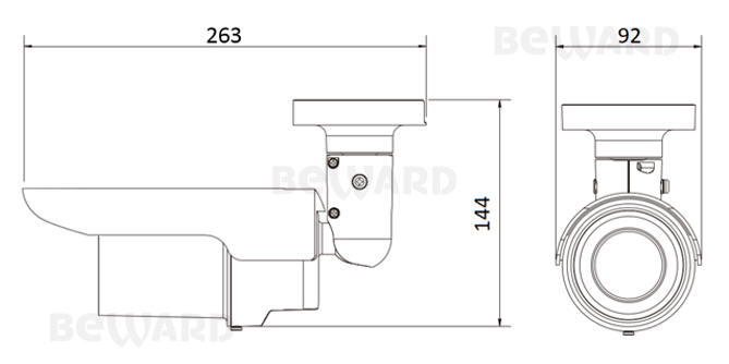 Beward BD4685RV видеокамера IP