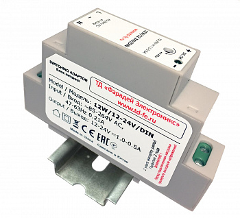 FARADAY 12W/12-24V/DIN Блок питания