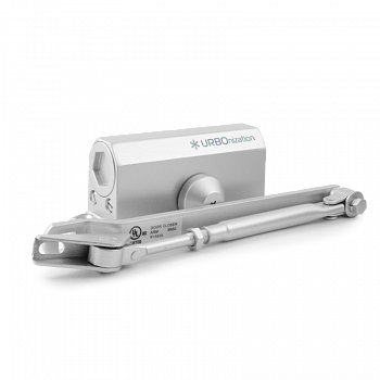 Нора-М 510 URBOnization Дверной доводчик  (серебро)