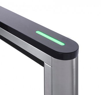 PERCo-ST-11 (STC-11S) (ATG-300) Турникет распашной с крышкой из стали и резины со створками 300 мм