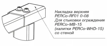 PERCo-RF01 0-08 Накладка верхняя