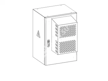 ЦМО ШТВ-Н-18.6.5-КААА-ТК Шкаф уличный всепогодный настенный укомплектованный 18U