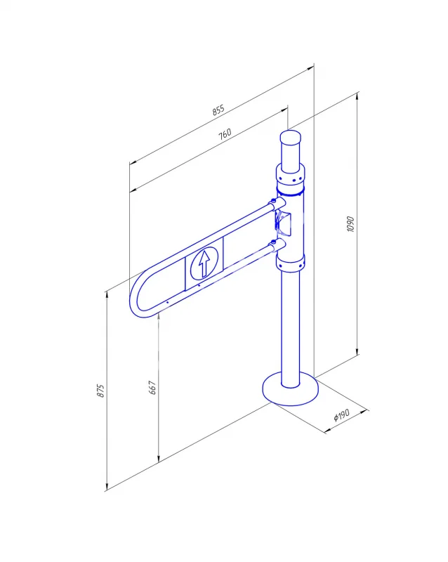 Ростов-Дон К10 Калитка (без дуги)