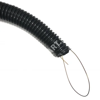 Netko Труба гофрированная, ПНД, легкая, с зондом, d16 мм, черная, 100м "С"