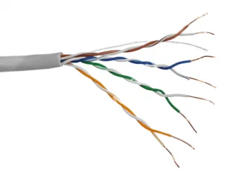 Netko Кабель UTP4 cat.5е, одножильный, 305м, Cu, Проходит Fluke тест, серый, NETKO Optima Gold