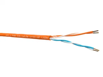 Netko Кабель UTP2 cat.5e, одножильный, 305м, CCA, нг(А)-HF LSZH, оранжевый Optima