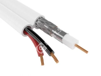 Кабель комбинированный 3C-2V+2x0.5 мм2 75 Ом, Outdoor, плоский, 200 м 04-950