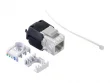 Netko Модуль Keystone неэкранированный, RJ45, cat.6А, 180°, 110/Krone тип